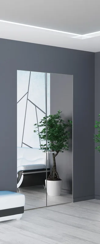 Скрытая дверь Profil Doors M с зеркалом